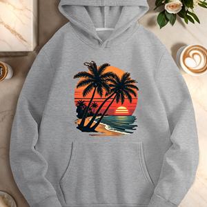 Sudaderas casual tropical pintoresco playa ajuste Mujer - Product Image 1