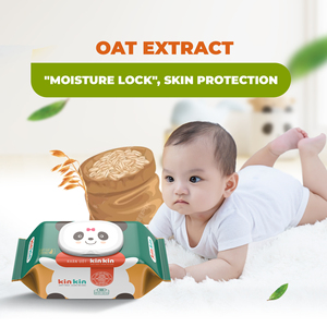 Lingettes humides pour bébé OEM KinKin, 30 pièces, non-tissées, haute teneur en rayonne, pour peaux sensibles, personnalisables, emballage couleur, stérilisées, du Vietnam - Product Image 6