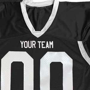 Maillot de football américain personnalisé sublimé à manches courtes en polyester avec logo personnalisé - Product Image 2