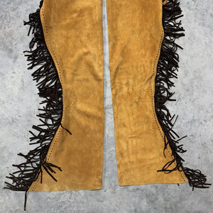 Cuissardes d'équitation en cuir de vache sur mesure de haute qualité, design western, longueur intégrale, vente en gros à des prix compétitifs - Product Image 3