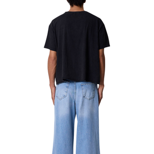<b>Mens</b> O Neck Short Sleeve T <b>Shirts</b> <b>Skull</b> Front Graphic Relaxed Loose Fit Streetwear Wholesale Custom OEM Cotton Jersey Tee <b>Shirts</b> - Product Image 2
