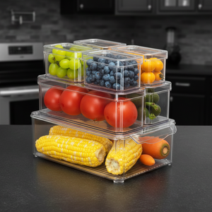 Household Organization <b>Containers</b> for Kitchen, Bathroom, Laundry Room & Office - Product Image 1