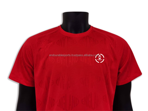 T-shirt de football en polyester respirant à séchage rapide, imprimé à l'écran, écologique, service ODM/OEM personnalisé pour hommes - Product Image 3