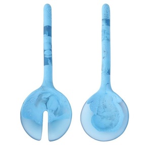 Elegant Handmade Resin Epoxy <b>Salad</b> Server Set Premium Kitchen Dining Accessories Modern Home Serving Gifting <b>Salad</b> <b>Tools</b> - Product Image 1