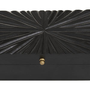 Factory Wholesale Manufacturing Engineering <b>Wooden</b> Geometric Decorative <b>Box</b> MDF Wood Keepsake <b>Boxes</b> with Hinged Lid, Set of 2 - Product Image 4