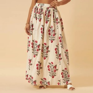 New Fashion <b>Skirt</b> Beach Wear Cotton <b>Skirt</b> Hand block Floral Printed <b>Skirt</b> - Product Image 1