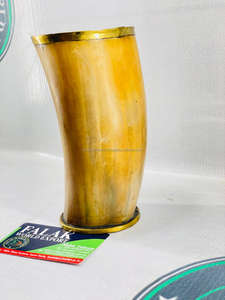 Verre à liqueur en corne de boeuf Viking naturel Verre à gobelet à boire Verre en corne de buffle naturel de haute qualité Personnaliser la taille par FWE - Product Image 3