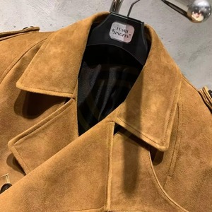 Custom High Quality Bulk Women's <b>Suede</b> Leather <b>Jackets</b> Winter Breathable <b>Suede</b> Leather <b>Jacket</b> - Product Image 5