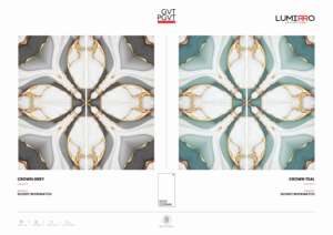 Carreaux de porcelaine brillants exclusifs effet marbre, format 60x120cm (600x1200mm, 24x48 pouces), haute qualité pour murs et sols intérieurs - Product Image 3