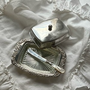 Classic Butter Dish with Cover and Tray Ideal for Everyday Kitchen <b>Storage</b> Dining Table Serving and Display Needs Home Hotel Use - Product Image 5