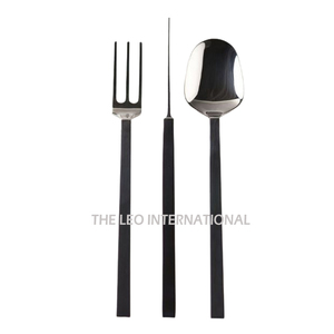 Premium Metal Cutlery <b>Set</b> Decorative Handle Luxury Dining Serving Utensil Sleek <b>Kitchen</b> <b>Accessory</b> Essential - Product Image 2