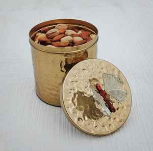 Pot à fruits secs, pot en métal, pot de rangement pour la cuisine, pot pour cadeaux de mariage, pot pour chocolats et dattes, pot à épices, pot pour la maison et la cuisine - Product Image 6