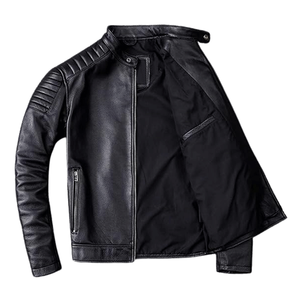 Custom Made Design <b>Quilted</b> <b>Jacket</b> Casual Waterproof Breathable Eco-Friendly Autumn Sporty Leather <b>Jacket</b> For Unisex - Product Image 1