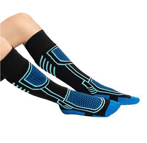 Chaussettes de ski chaudes d'hiver pour hommes et femmes, épaisses, pour l'alpinisme en plein air, tricotées, hauteur genou, 100% laine respirante pour - Product Image 5