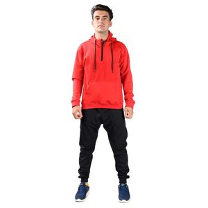 2 PCS Tenues Survêtements de sport pour hommes Manches longues 100% Polyester Zip up Sweatshirt and Sweatpants Fall Winter Sweat Suit - Product Image 1