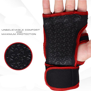 Gants de musculation unisexes résistants aux chocs, design à enfiler, avec logo personnalisé, équipement de fitness respirant, gants de musculation pour la salle de sport - Product Image 3