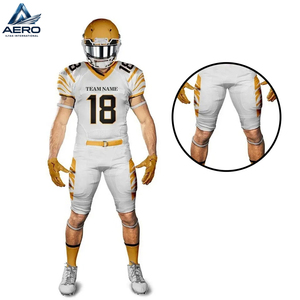 Uniforme de Fútbol Americano Personalizado Sublimado, Estilo Profesional, Duradero, de Alto Rendimiento y Cómodo para Equipos Deportivos - Product Image 4