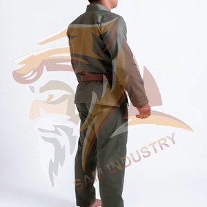 Kimono de Jiu-Jitsu sur mesure, dernier design, avec logo personnalisé sur le devant, fabrication professionnelle, uniforme BJJ de haute qualité - Product Image 6