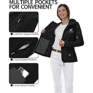 Chaqueta Cortavientos Transpirable de Manga Larga con Cremallera Completa y Capucha, Diseño Único para Exteriores, Precio Económico y MOQ Bajo - Product Image 2