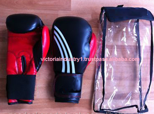 Professional Classic Leather Boxing <b>Gloves</b> Hand <b>Grips</b> Full Finger Design Adjustable Wrist Strap Custom Logo Option-12/14 16oz - Product Image 3