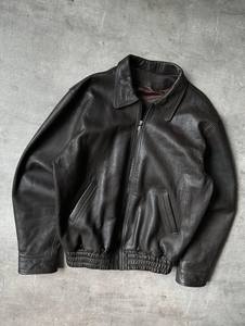 Chaqueta bomber de cuero genuino de vaca para hombre, con parte inferior elástica, diseño personalizado, calidad de exportación de fábrica, ajuste clásico premium. - Product Image 2