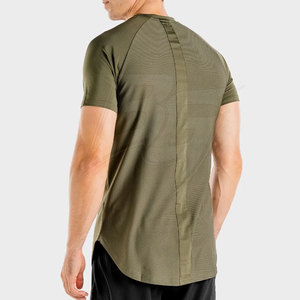 Athletic Fit Breathable <b>Men</b> Gym T Shirts Crafted From Soft <b>Stretch</b> Fabric For Running Exercise Training And Active Lifestyle - Product Image 2