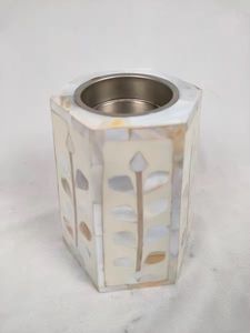 Quemador de incienso portátil de madera para Bakhoor, quemador de incienso árabe Oud, soporte de incienso de carbón con taza de metal, Mabkhara, fragancia para el hogar - Product Image 2