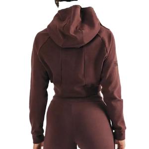 Venta al por mayor, fabricante de chándal con logotipo personalizado, jersey de entrenamiento para mujer, conjuntos deportivos, sudadera personalizada de manga larga para mujer 2026 - Product Image 5