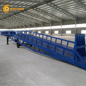 ทางลาดสำหรับรถยกขนาด 6 ตัน สำหรับขนถ่ายสินค้า  แบบไฮดรอลิกเคลื่อนที่ได้  สำหรับรถบรรทุกและตู้คอนเทนเนอร์  ผู้ผลิตตามสั่ง  จัดส่งรวดเร็ว  รับผลิตแบบ OEM ODM  งานหนัก - Product Image 2