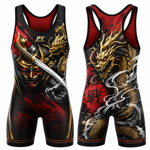 Custom Stretch Wrestling Singlet Manufacturer | <b>Free</b> Design Service | Digital Print Team Wrestling Uniforms | Premium Quality - Product Image 1