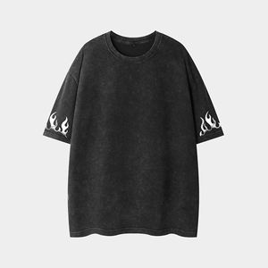 Conjunto de Camiseta y Pantalones Cortos de Verano para Hombre, 100% Algodón, Estampado, Manga Corta, Transpirable, Casual, con Ribete en Contraste - Product Image 1