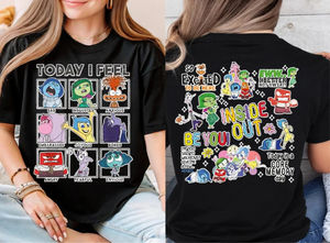 Camiseta Inside Out Today I Feel, Camiseta de Emociones Inside Out, Camiseta del Día de la Memoria Central, Camiseta de Sentimientos - Product Image 4