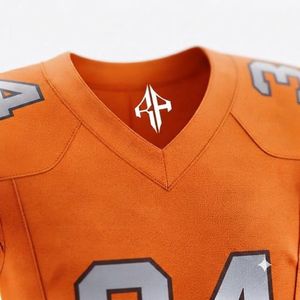 Conjunto de Jersey de Fútbol Americano para Hombre, Todas las Temporadas, Cuello en V, Impresión por Transferencia de Calor, Material 100% Poliéster, Cómodo, RIVIAN ATLANTIC - Product Image 6