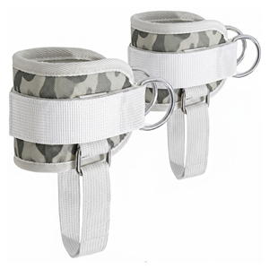 Correas de tobillo para entrenamiento de levantamiento de pesas, correas de tobillo con anillo en D para gimnasio, soporte de barra para piernas, correas de tobillo de alta resistencia para máquina de cable - Product Image 1