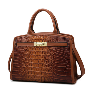 Sacs à main en cuir durables avec fermeture sécurisée en métal, résistants aux rayures, logo personnalisé, pour transporter des documents, voyages de week-end, usage quotidien - Product Image 5