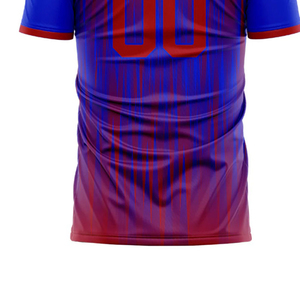 เสื้อฟุตบอลแบบซับลิเมชั่นสั่งทำพิเศษ พิมพ์ลายทั้งตัว ชุดทีมกีฬา แห้งเร็ว ระบายอากาศได้ดี ผู้ผลิต OEM - Product Image 3