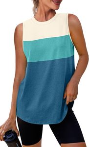 Débardeur en coton tricoté tendance pour femme, coupe ajustée, sans manches, décontracté, été, écologique, respirant, OEM ODM, vente en gros - Product Image 4