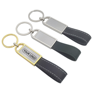 Luxury Personalized Faux Pu Genuine Real <b>Leather</b> Car Clip <b>Keychain</b> Tag Custom Logo <b>Leather</b> Key Chains <b>Leather</b> <b>Keychain</b> With Logo - Product Image 1