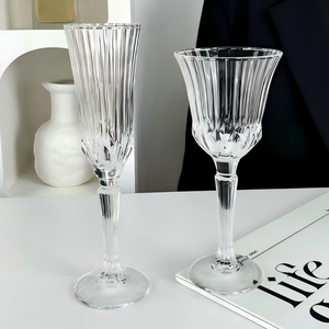 Flûtes et gobelets <span class=keywords><strong>en</strong></span> verre rétro transparent, verres à vin blanc, verres à vin rouge, verres à <span class=keywords><strong>champagne</strong></span>, verres à brandy, verres à shot - Product Image 3