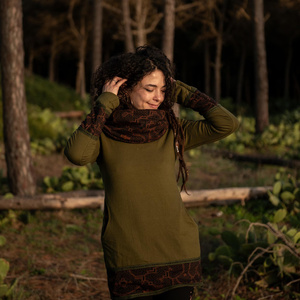 Sudadera con Capucha de Invierno Forrada de Felpa Estilo Bohemio, Suéter Cálido para Festivales, Top con Capucha para Atuendos de Verano y Ropa para Festivales - Product Image 3
