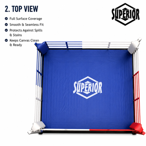 Toile de ring de boxe de qualité supérieure, épaisse et durable, pour l'entraînement et les combats - Product Image 2