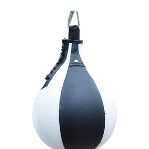 Ballon de boxe en cuir de vachette double extrémité personnalisé, toutes couleurs, à suspendre, pour entraînement, haute qualité, 180x40x20cm - Product Image 6