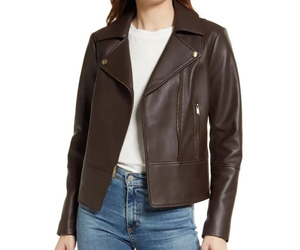 Nuevo Estilo, Abrigo Largo Elegante de Doble Botonadura para Mujer, Impermeable, Todos los Colores, Grosor Estándar, 100% Piel de Oveja Genuina - Product Image 5