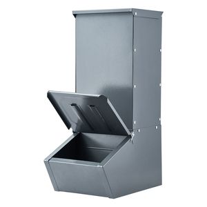 Mangiatoia per Suini a Porta Singola da 2,2 Bushel, Resistente, in Metallo, per Suinetti, Mangiatoia Multiuso per Suinetti - Product Image 1
