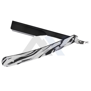 Men's Professional Straight <b>Razor</b> Cutthroat Barber Shaving <b>Razor</b> <b>Single</b> Edge <b>Blade</b> Salon Quality Lightweight Straight Edge <b>Razor</b> - Product Image 4