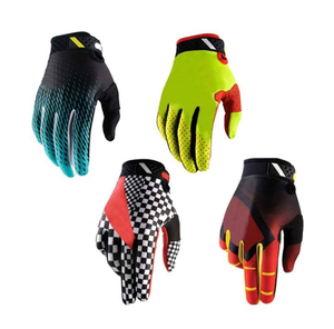 Custom Designer Racing <b>Gloves</b> Unisex Motocross Bikers Full Finger Sublimation Wholesale Price Cycling Leather Non-Slip Windproof - Product Image 1