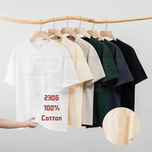 Camiseta de Cuello Redondo Estampada Personalizada de Alta Calidad, 200 Gramos, 100% Algodón, para Hombre, Talla Grande, Ecológica y Deportiva - Product Image 3