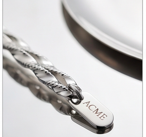 Modern Stainless Steel Flatware Set With Twisted Handle Design High <b>Mirror</b> Polish Dishwasher Safe for Wedding And Everyday Use - Product Image 2