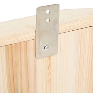 Casa para Murciélagos Mediana de Madera Natural, Madera de Abeto Sólida para Observación de Aves en el Patio Trasero - Product Image 6