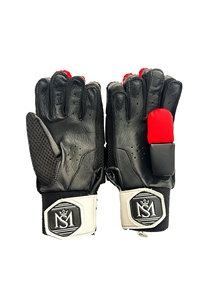 Gants de frappe de cricket Mannu Sports, fermeture Velcro, légers, respirants, protection supplémentaire, cuir PU de haute qualité, toutes saisons - Product Image 3